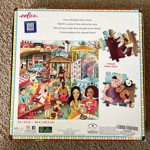 Eeboo Piece and Love Berlin Life puzzle - Picture 3 of 5